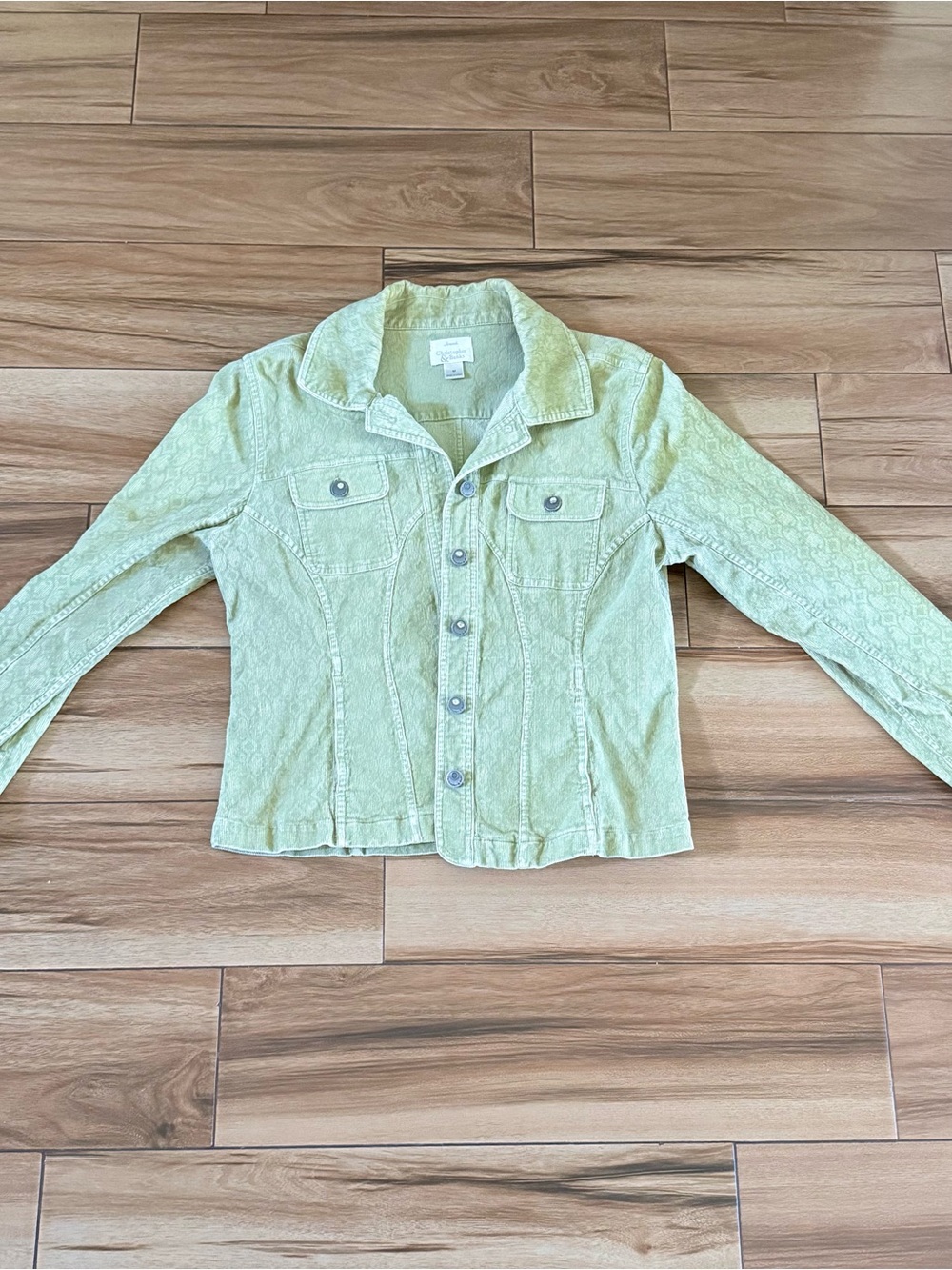 Christopher & Banks Light Green Denim Jacket